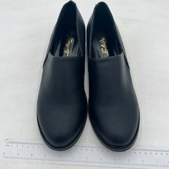 FOWT Women Fashion Closed Almond Toe Pumps Solid Color Loafer Flats Slip On Cozy