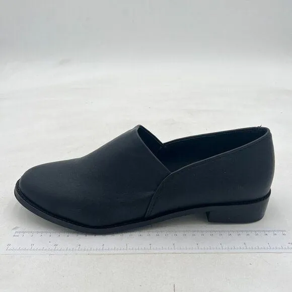 FOWT Women Fashion Closed Almond Toe Pumps Solid Color Loafer Flats Slip On Cozy