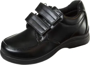 French Toast Boys Shoes - Kids Oxford School Uniform Loafer Church Dress Shoes Slip-On Faux-Leather (Toddler-Big Kid) (Black)