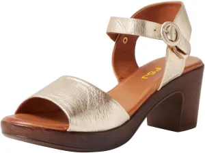 FSJ Women Platform Chunky Heel Sandals Wooden Block Heel Comfortable Open Toe Ankle Strap Wide Band Mid Heel Party Date Night Dance Shoes Size 4-16 US