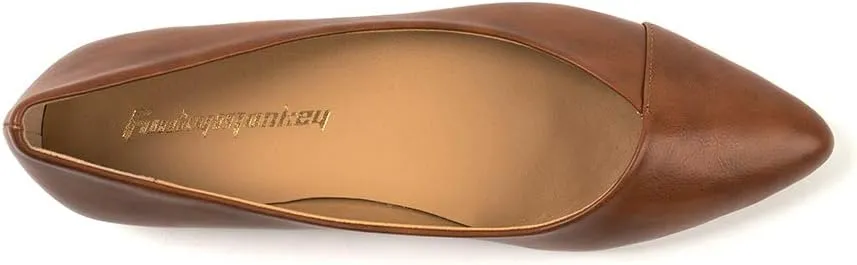 FUNKYMONKEY Women's Classic Ballet Flats Casual Comfort Slip On Flats Shoes
