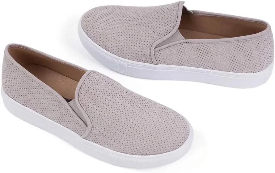 FUNKYMONKEY Women's Loafers Comfort Walking & Driving Slip-on Fashion Sneaker