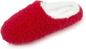 Fuzzy Curly House Slippers for Women With Memory Foam, Winter Cozy Lightweight Washable Ladies Slippers for Indoor Rubber Sole Slip on