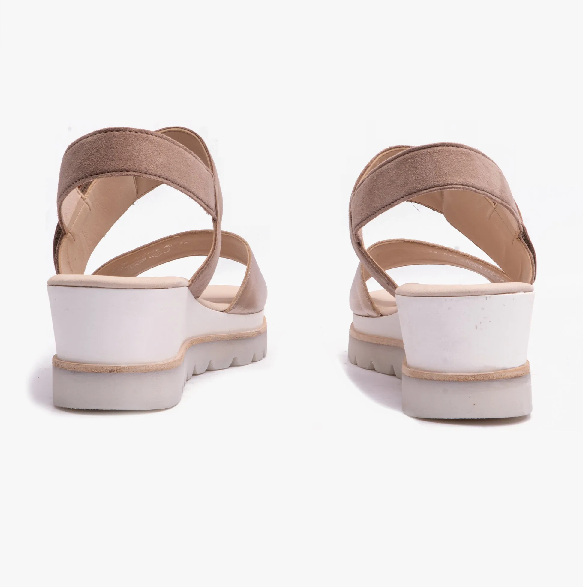 Gabor YEO Womens Sandals Beige/Grey