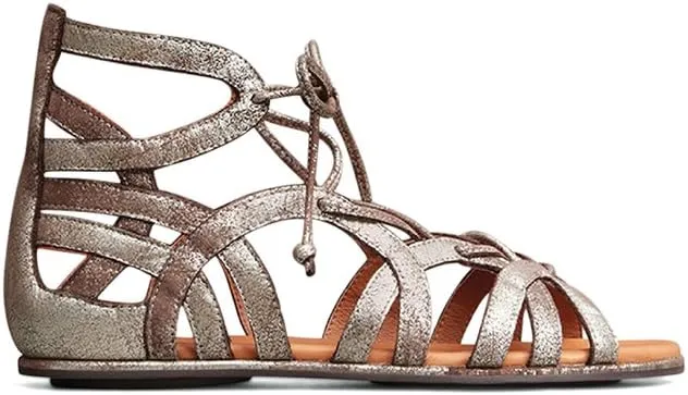 Gentle Souls Women's Break My Heart 3 Gladiator Sandal, Gold