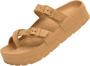 Genuine Pillow Slippers for Women and Men | House Slides Shower Sandals | Extremely Comfy | Cushioned Thick Sole | Cloud Slides | Lightweight Non-Slip Easy to Clean