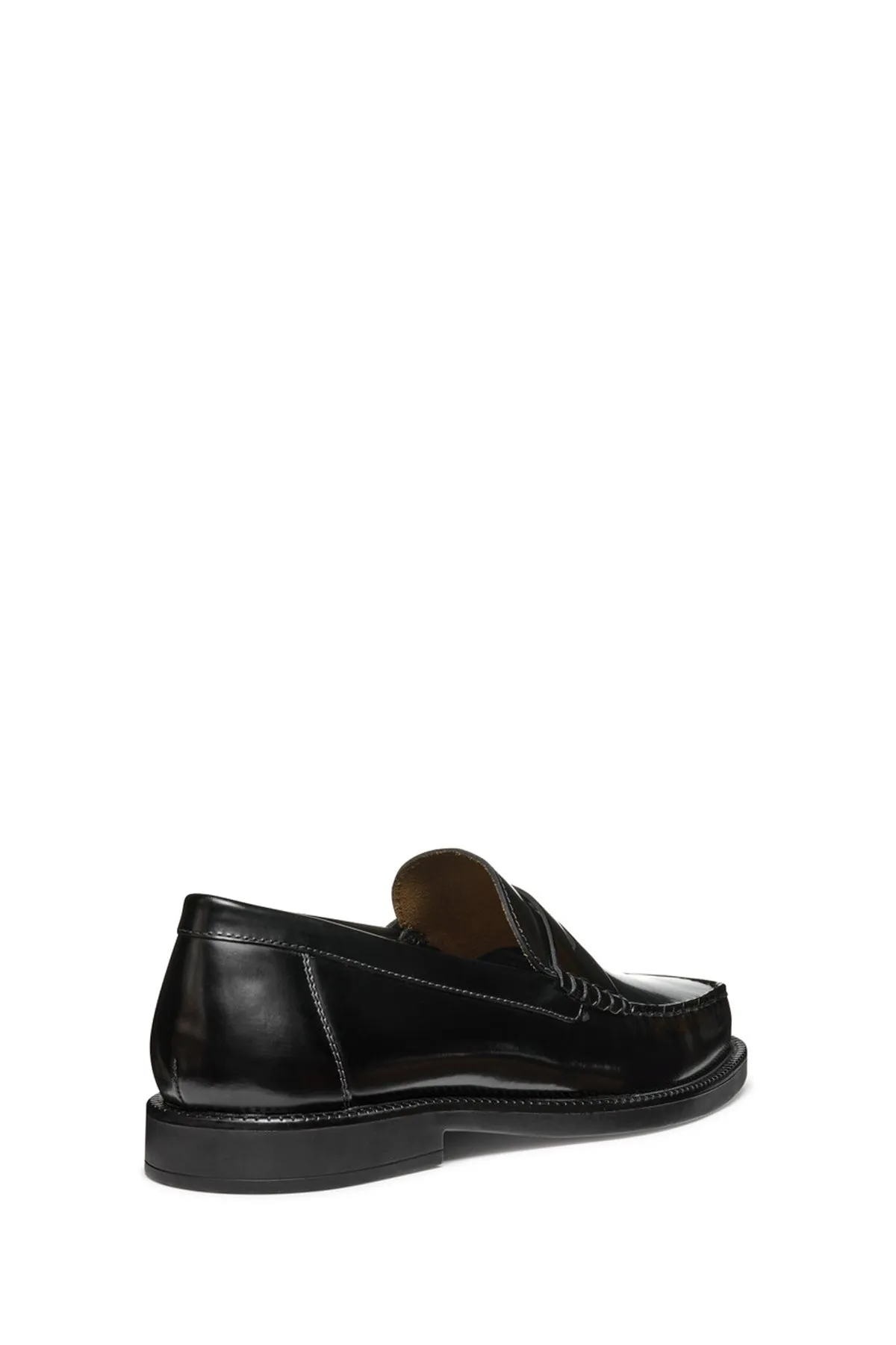 Geox Erkek Siyah U Recanati - Brushs.Lea Deri Loafer