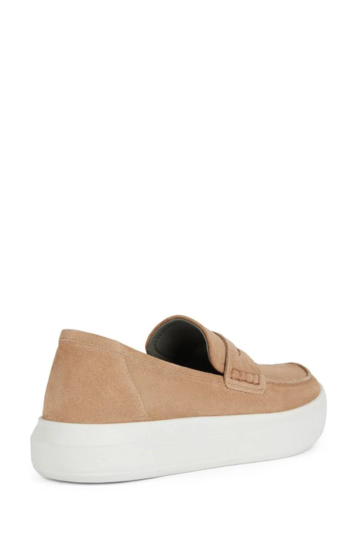 Geox Erkek Taba Deiven Süet Deri Casual Loafer