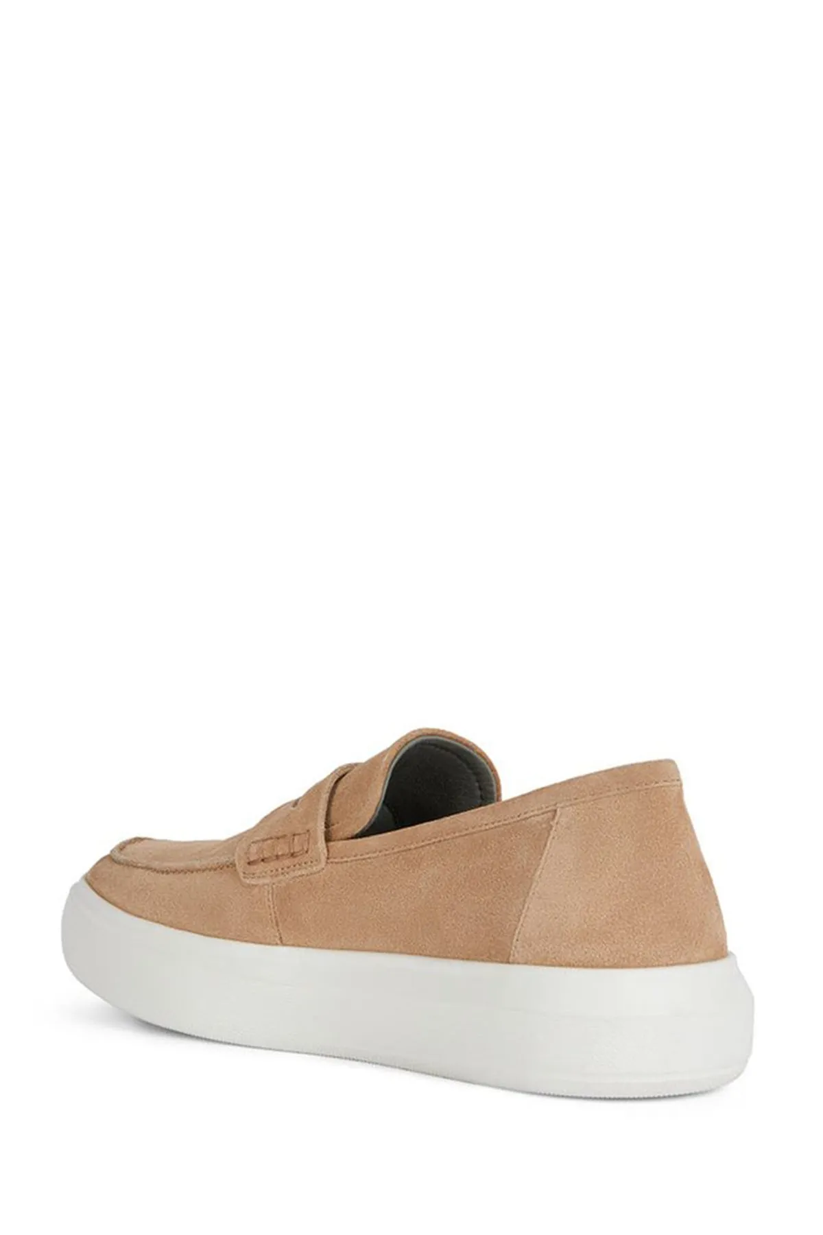 Geox Erkek Taba Deiven Süet Deri Casual Loafer