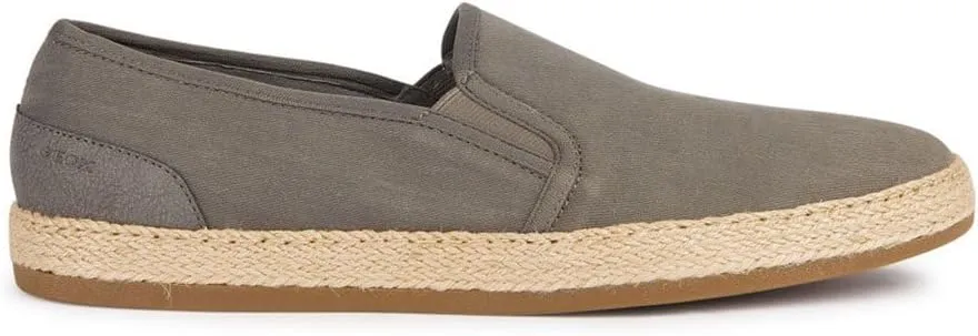 Geox Men's U Pantelleria A Espadrille Wedge Sandal, Sage, 10.5 Men