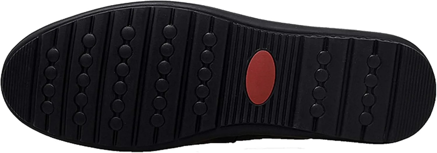 Go Tour Men’s Casual Leather Fashion Slip-on Loafers Shoes