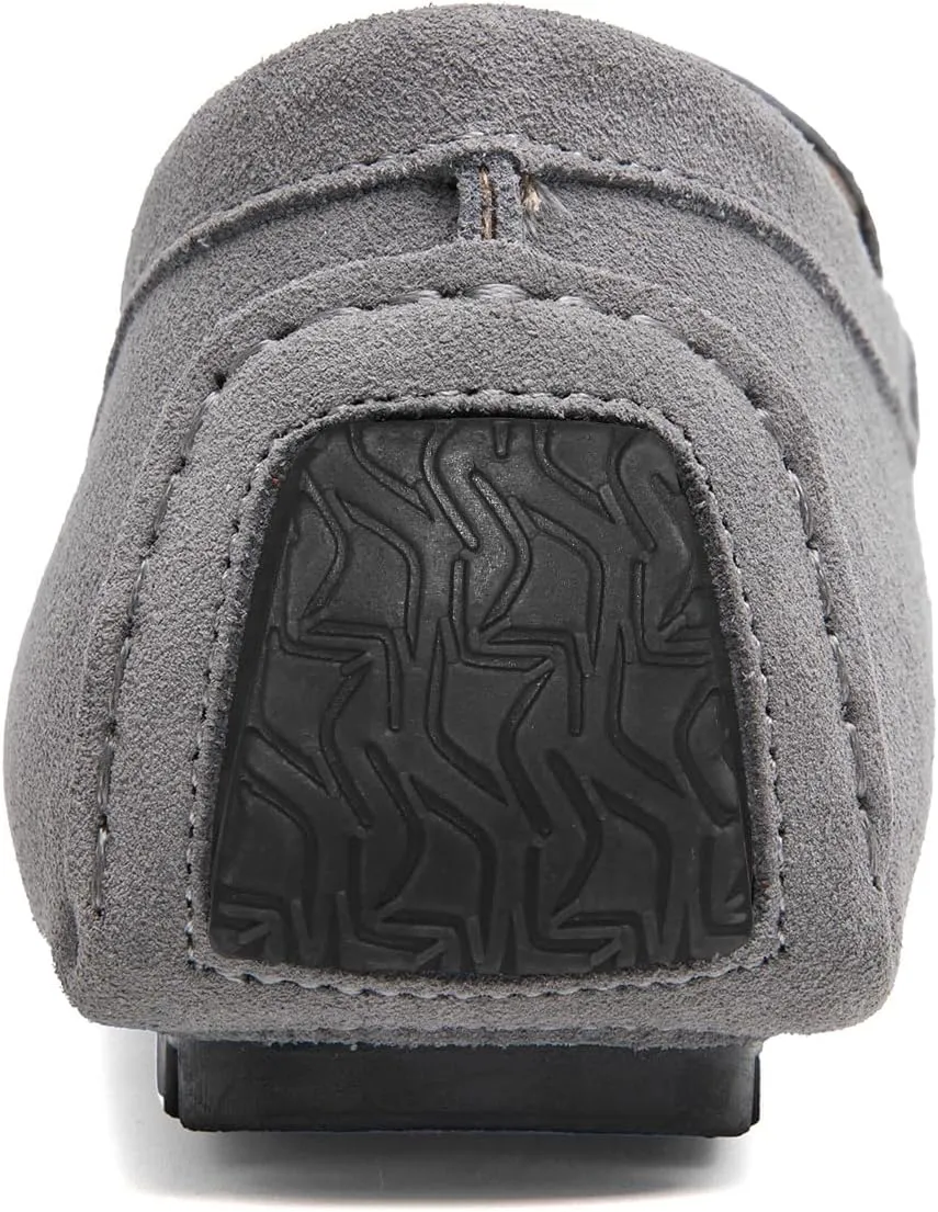 Go Tour Mens Handmade Suede Leather Casual Loafers Shoes