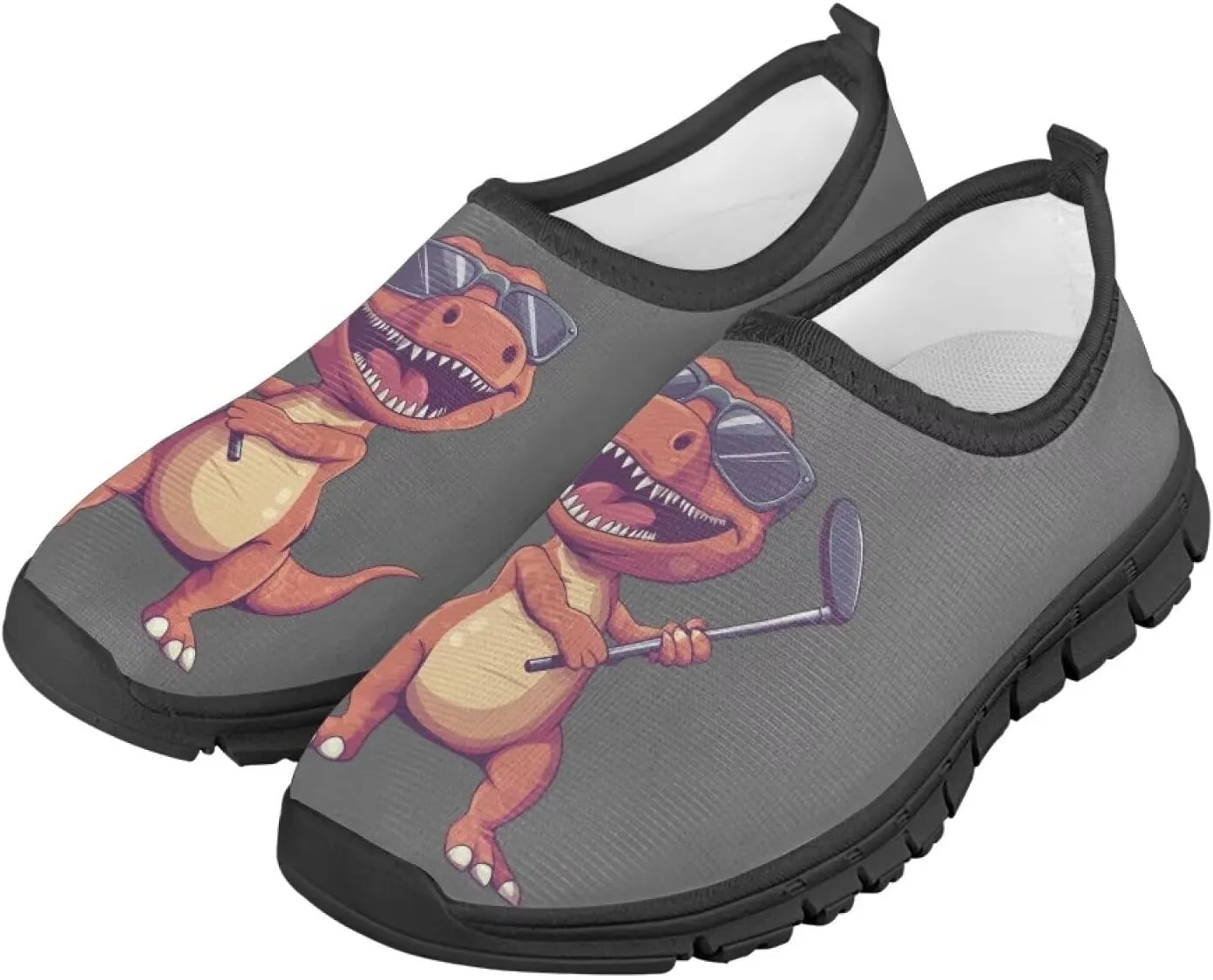GOSTONG Boys Slip On Loafers Kids Low Top Non Slip Casual Fashion Shoe Outdoor Soft Sports Walking Hiking Shoes Black Sole Size 11-15