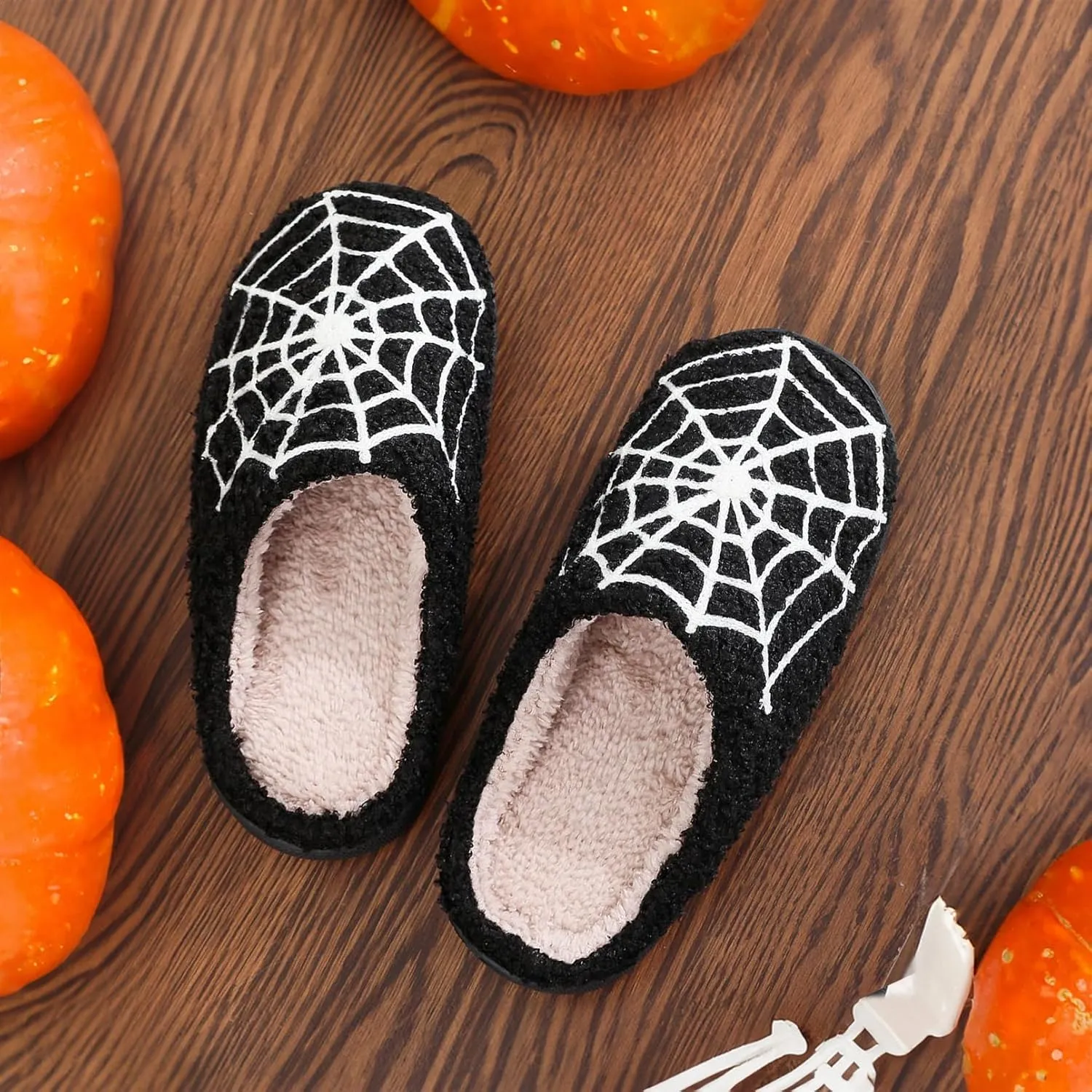 Grimace Halloween Soft Plush Comfy Slippers - Pumpkin Slippers, Slip-on, Cozy Indoor/Outdoor, Fluffy for Women & Men