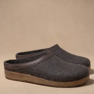 GRIZZLY W/LEATH - BROWN - WOOL
