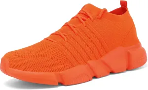 GSLMOLN Mens Womens Fashion Sneakers Unisex Slip on Ultra-Sock Knit Soft Sole Breathable Lightweight Casual Walking Shoes