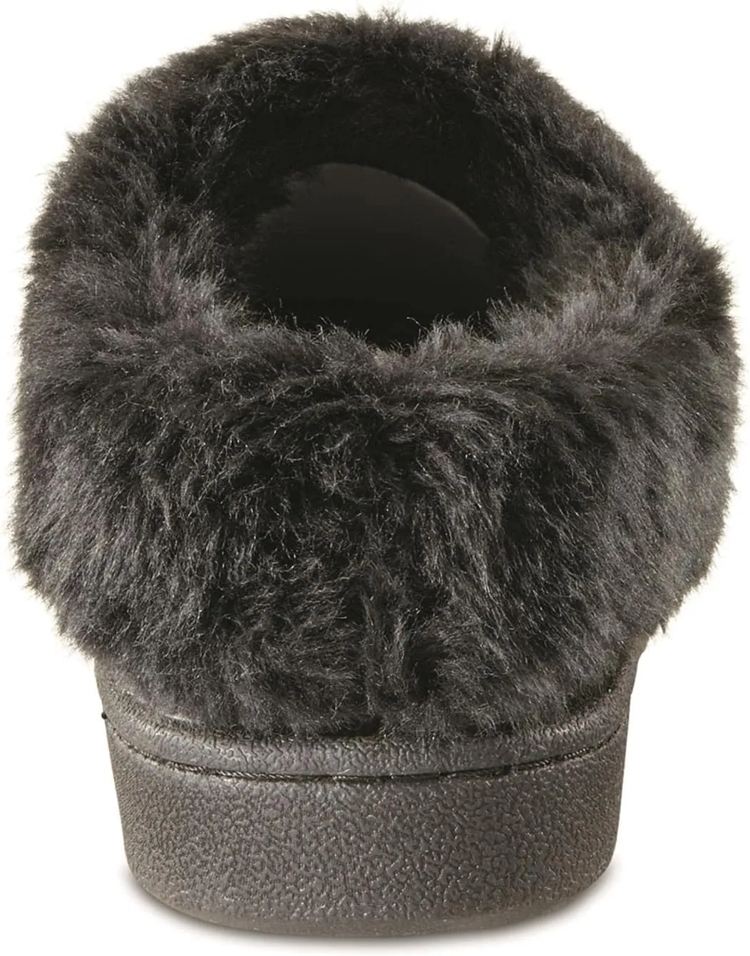 Guide Gear Womens Faux Fur Collar Clog Slippers, Plaid, Fur-Lined, Warm, Slip-On, Lounge Shoes, Bedroom House Slippers, Indoor and Outdoor