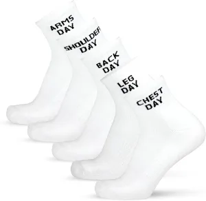 Gym Socks Men, Workout Socks Men, 5 Pairs Mens 9-12 Size, Cushioned Performance Athletic Thick Ankle/Quarter Length