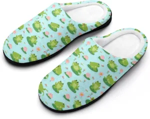 Halloween House Slippers For Woman Mens Memory Foam Bedroom Slippers Indoor Outdoor Slip-On Shoes Soft Fall Slippers