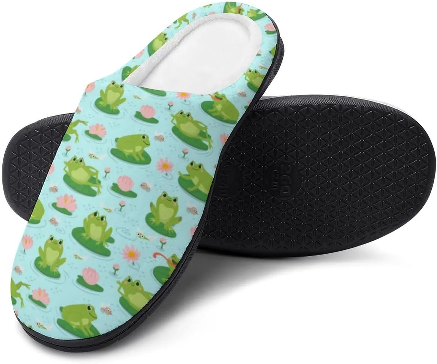 Halloween House Slippers For Woman Mens Memory Foam Bedroom Slippers Indoor Outdoor Slip-On Shoes Soft Fall Slippers