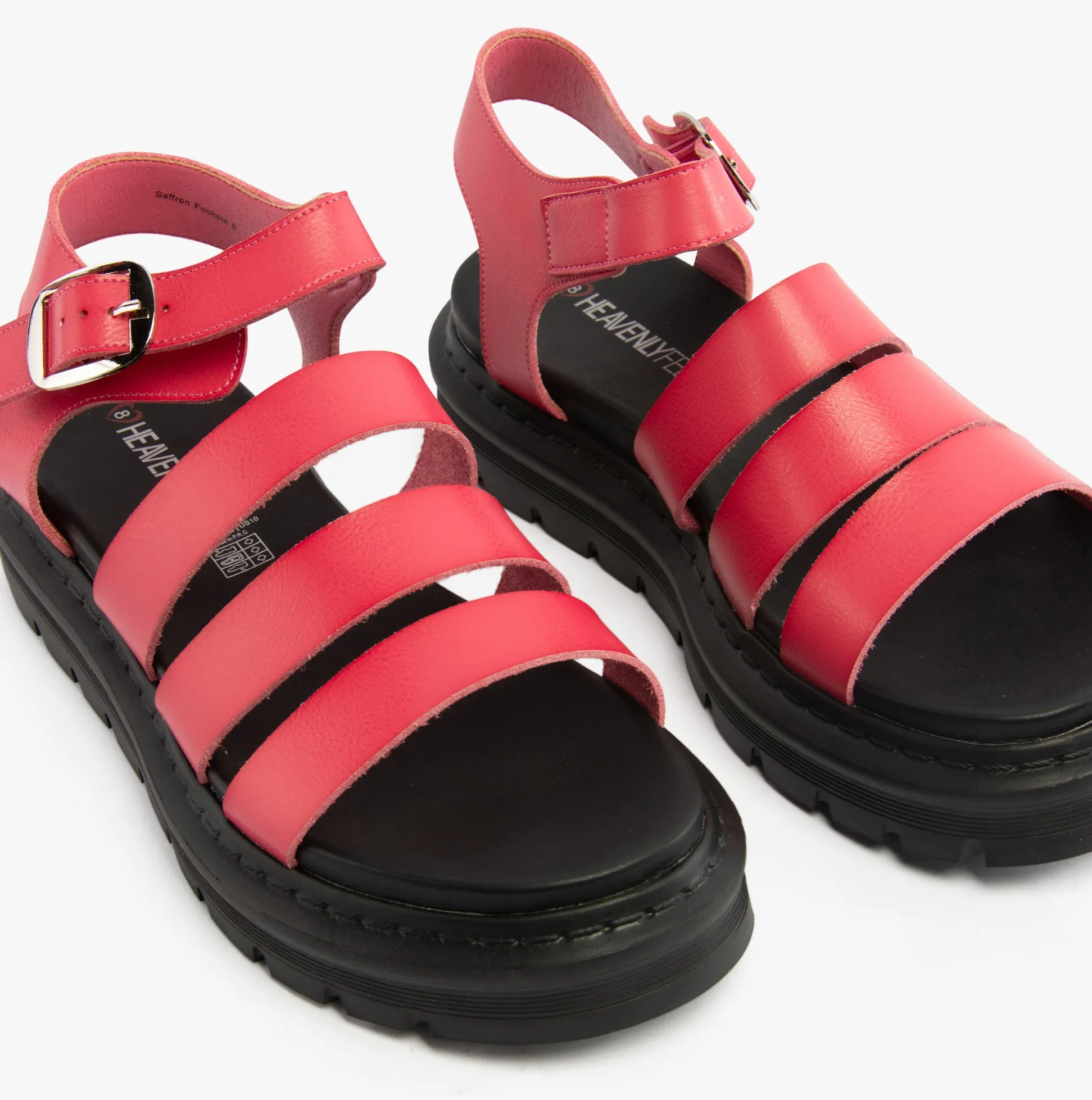 Heavenly Feet SAFFRON Womens Sandals Fuchsia