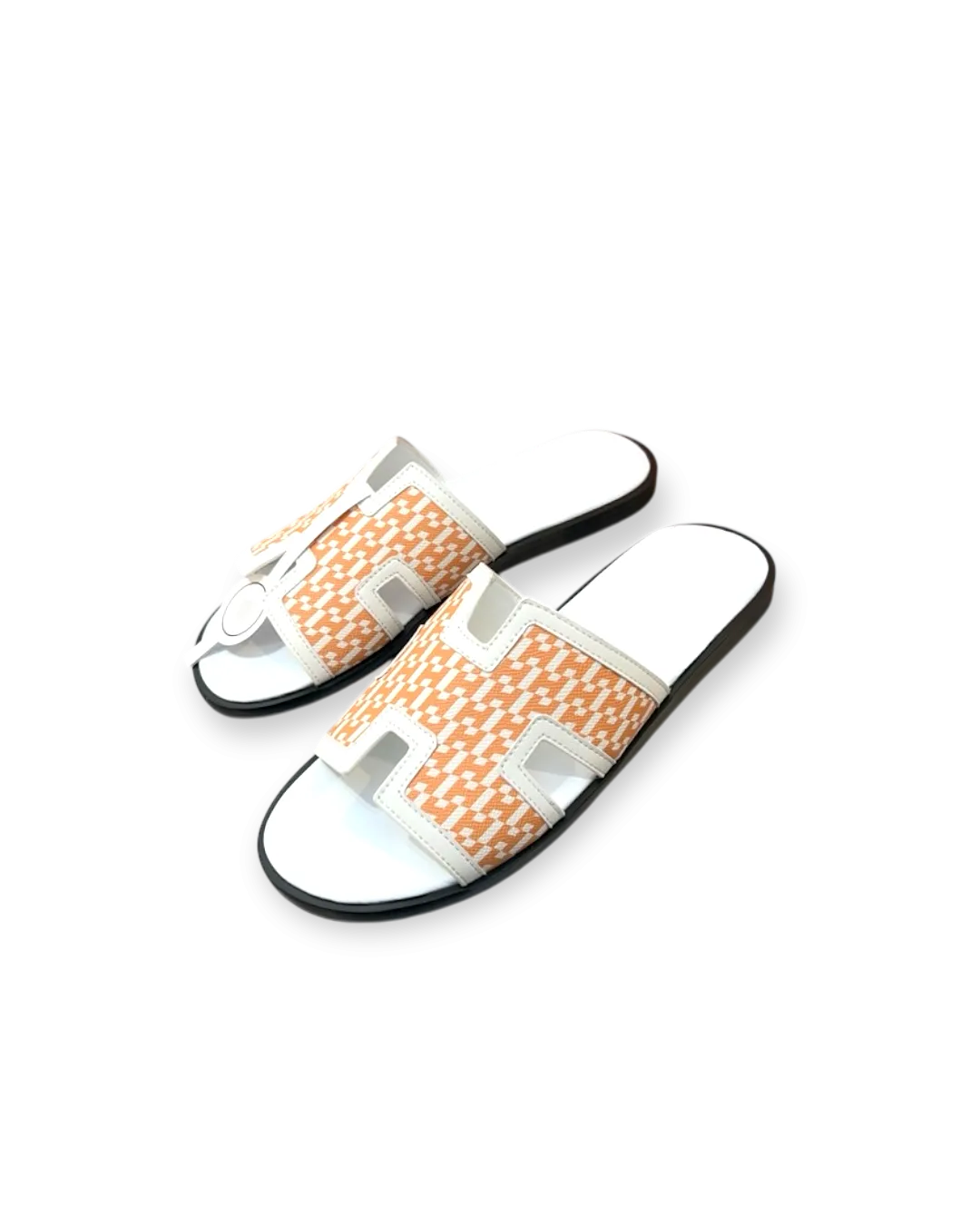 Hermês Sandal Izmir Orange / White