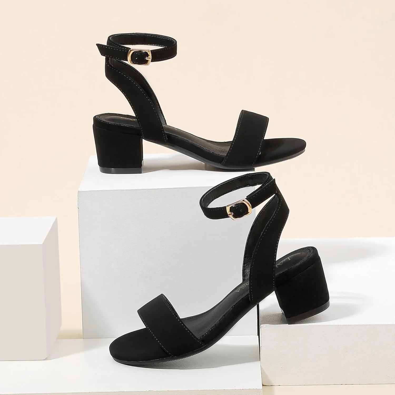 High Heels for Kids Open Toe Dress Shoes for Girls Ankle Strap Pump Shoes Flower Girl Sandals Wedding Party for Little Big Kids