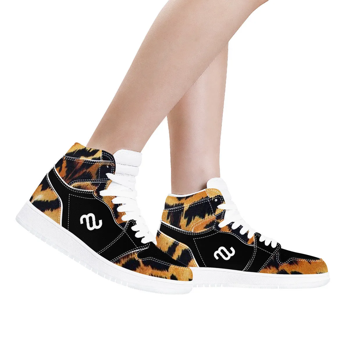 High Weather-resistant Cutting-edge Synthetic Money D17 Leather Top Sneaker tiger Bushae