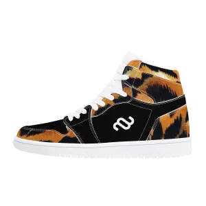 High Weather-resistant Cutting-edge Synthetic Money D17 Leather Top Sneaker tiger Bushae