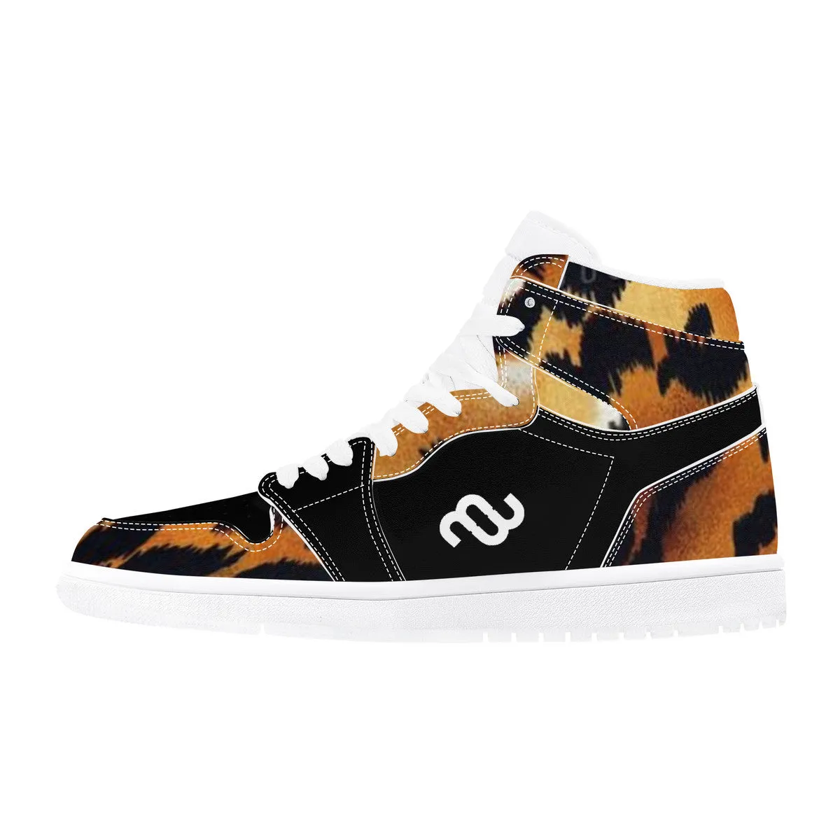 High Weather-resistant Cutting-edge Synthetic Money D17 Leather Top Sneaker tiger Bushae