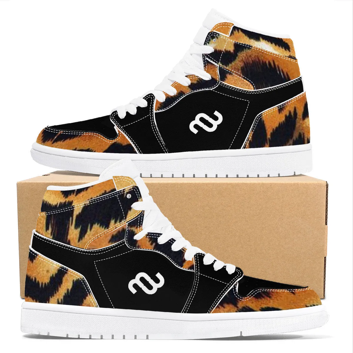 High Weather-resistant Cutting-edge Synthetic Money D17 Leather Top Sneaker tiger Bushae