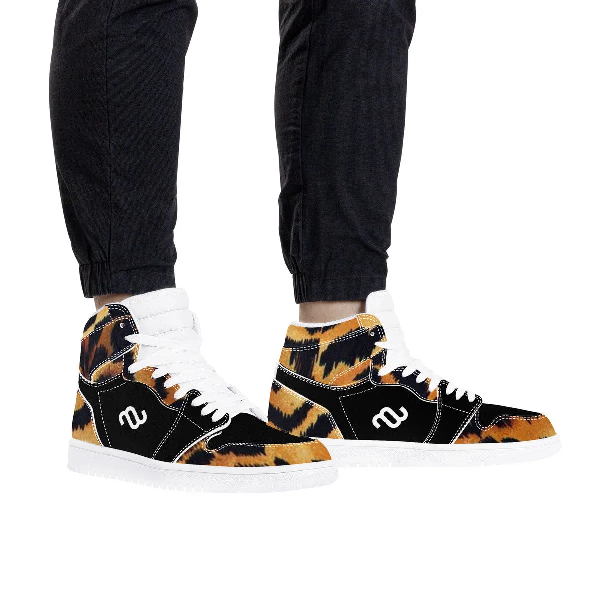 High Weather-resistant Cutting-edge Synthetic Money D17 Leather Top Sneaker tiger Bushae