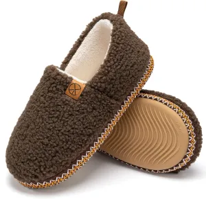 House Slippers for Women Winter Warm House Shoes with Memory Foam Indoor Fuzzy Comfort Anti-Skid Soft Loafer Shoes