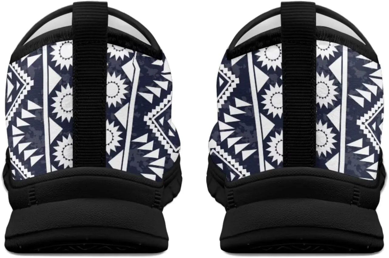 Howilath Mandala Print Slip on Loafers for Women No Laces Casual Sport Shoes Hands Free Shoes with Anti-Slip Sole