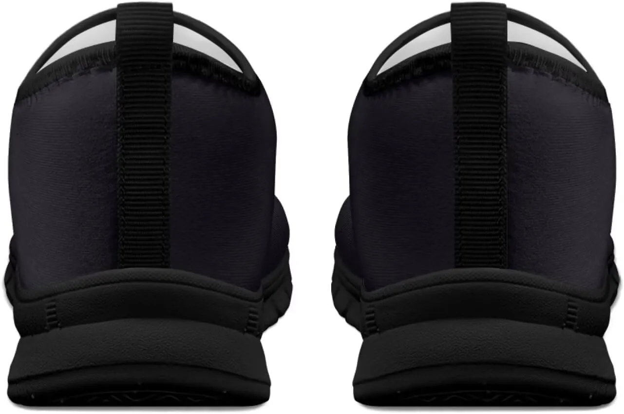 Howilath Skull Print Slip on Shoes for Men Casual House Shoes Running Sneakers Hands Free Shoes with Anti-Slip Sole