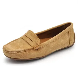 IF FT245 Women's Fashion Slip-On Loafers Soft Shoes with Rhinestones Rhinestones Suede Suede