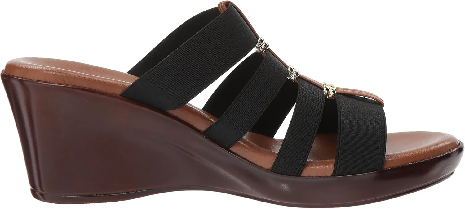 ITALIAN Shoemakers Women's Clover Wedge Sandal