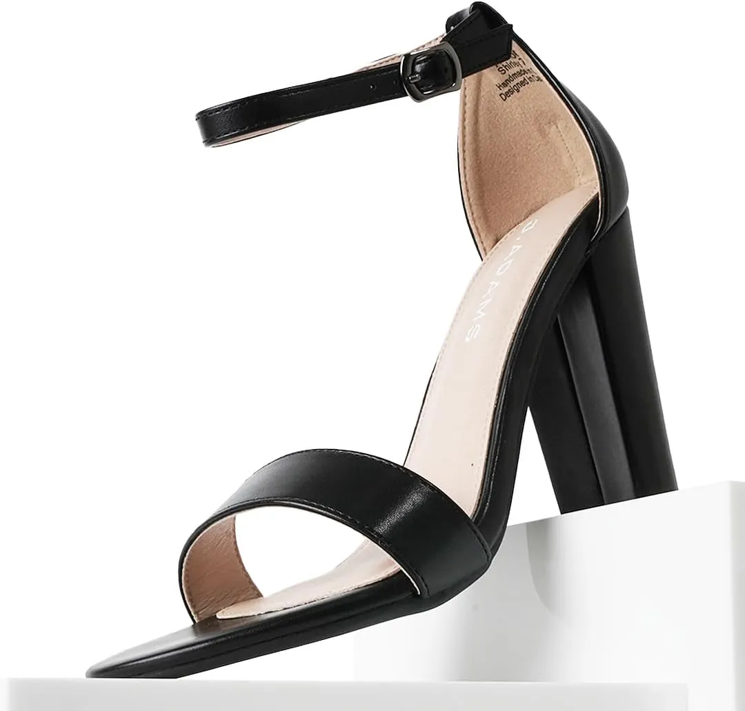 J. Adams Shirley Heels for Women - Ankle Strap High Heel Dressy Sandals