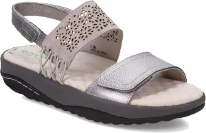 Jambu Alba Women's Sandal 6.5 B(M) US Gunmetal-Grey