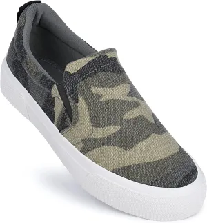 JENN ARDOR Slip On Sneakers Women Comfortable Walking Slip On Shoes Women Memory Foam Womens Fashion Loafers for Women Casual Shoes for Women Flats