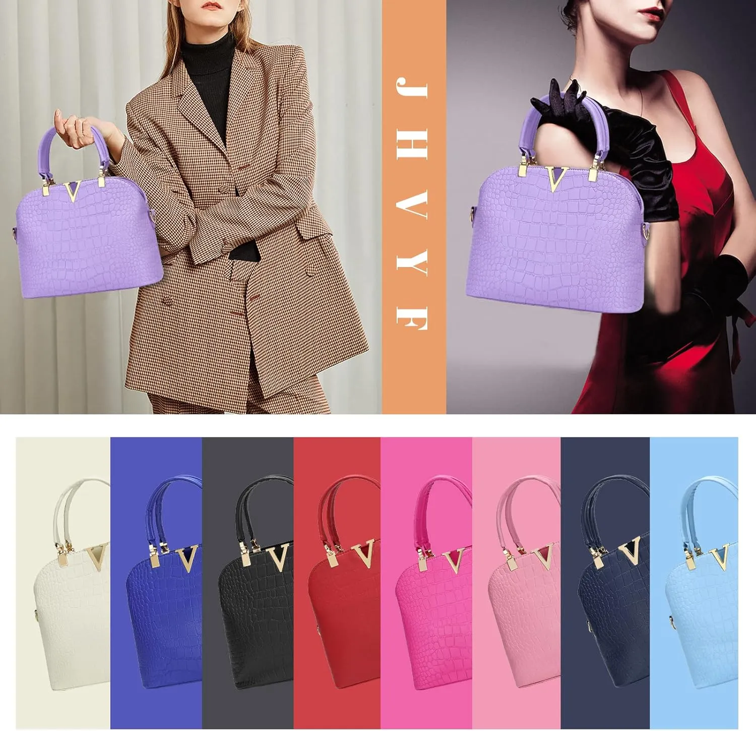 JHVYF Women classics Top Handle Handbag Crossbody Casual Purse Satchel Tote