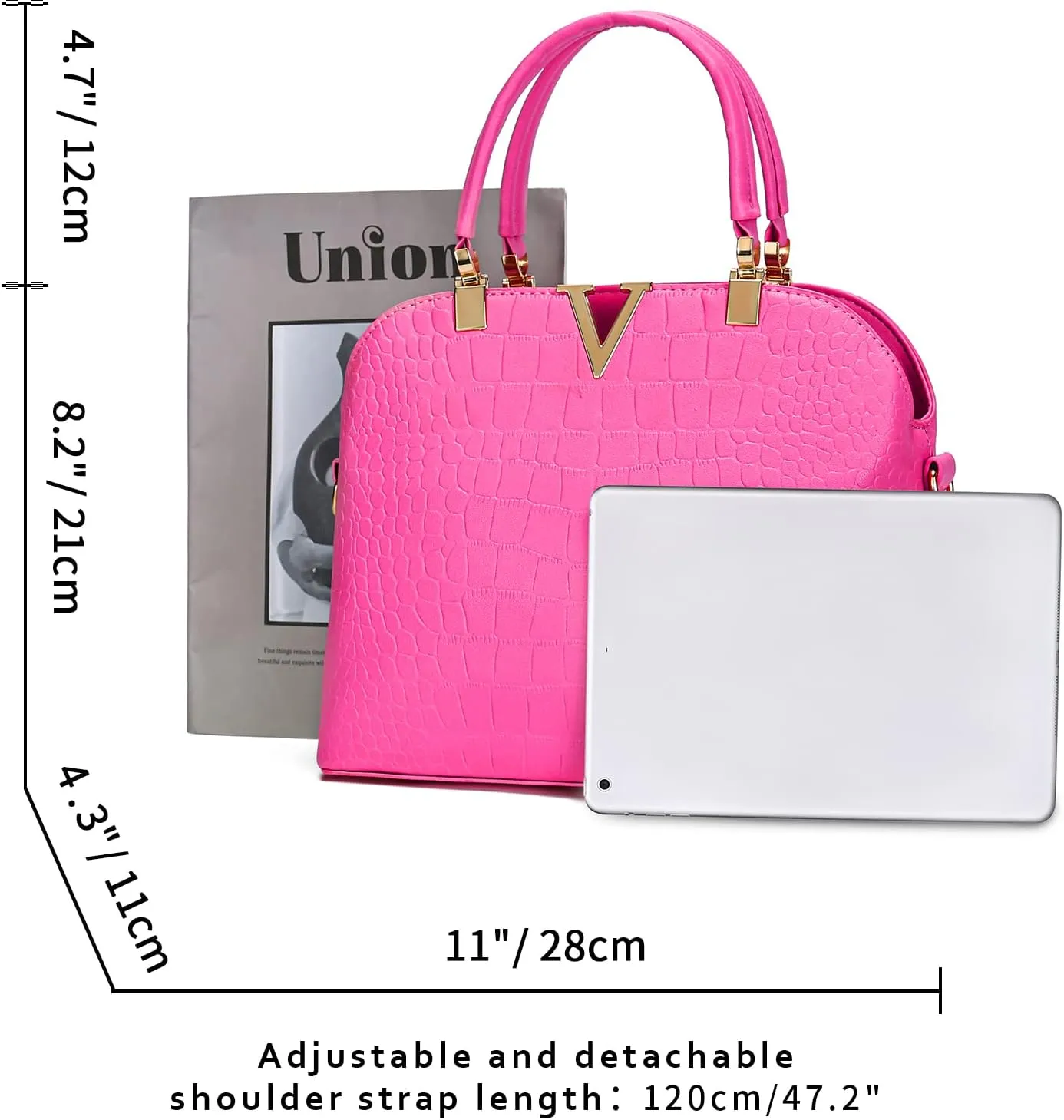 JHVYF Women classics Top Handle Handbag Crossbody Casual Purse Satchel Tote