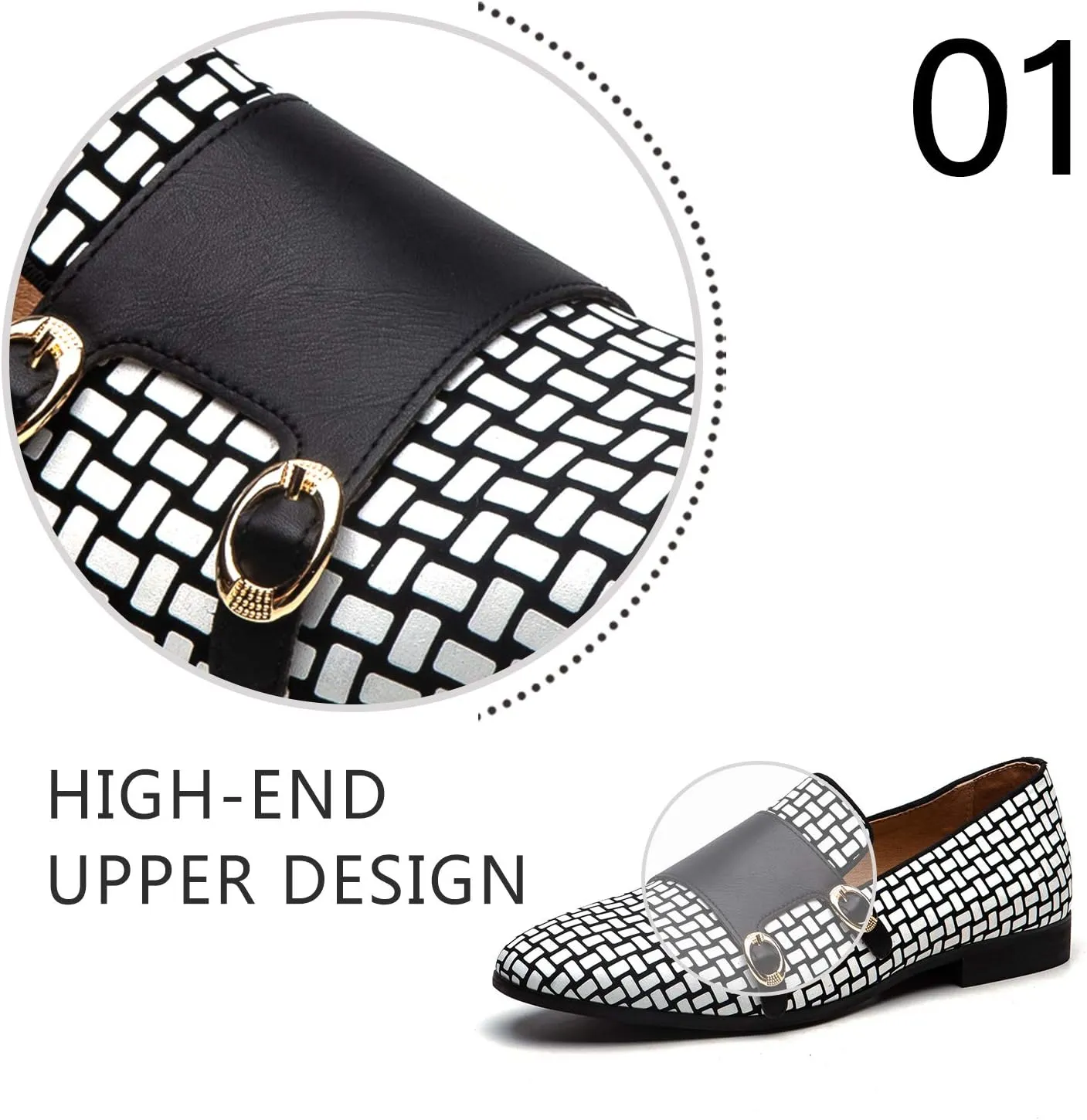 JITAI Luxury Men Shoes Black Loafers Leather Men 's Casual Shoes Brand Comfortable