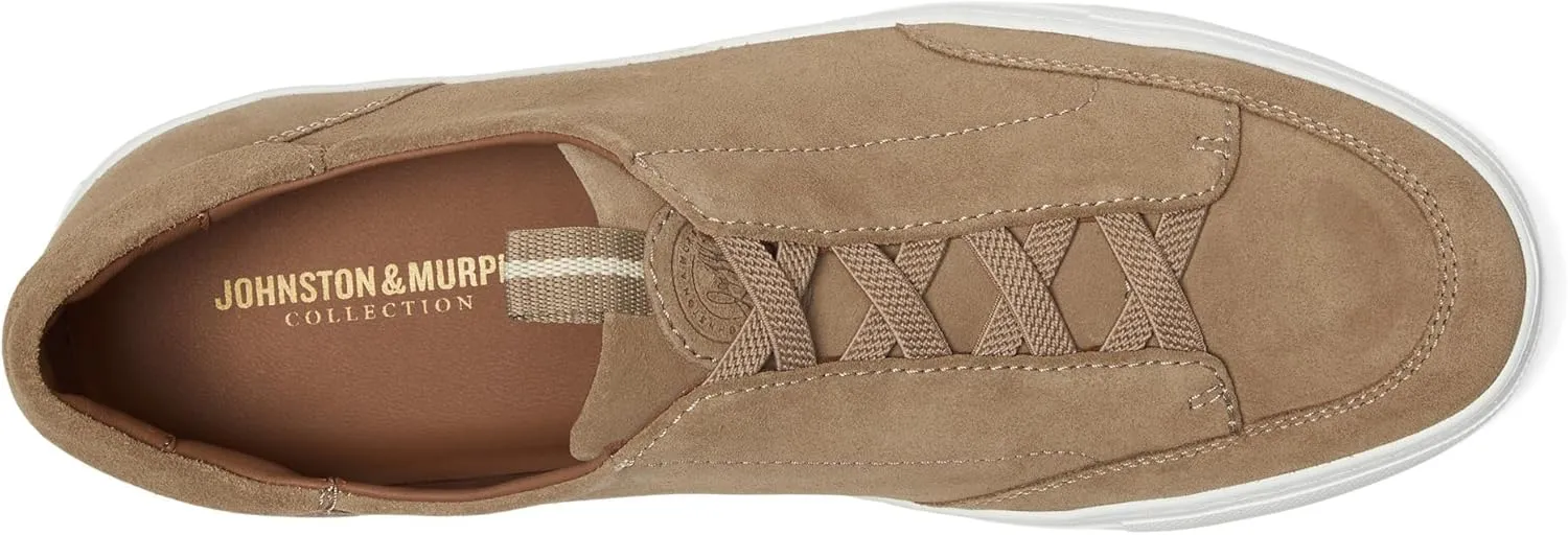 Johnston & Murphy Anson Stretch Lace-to-Toe Slip-On Casual Sneaker