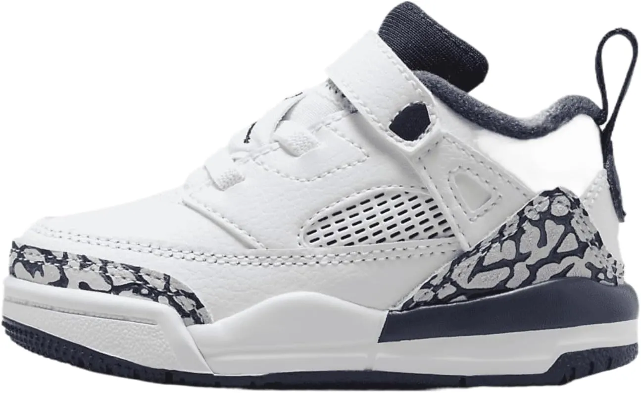 Jordan Spizike Low Baby/Toddler Shoes (FQ3952-104, White/Pure Platinum/Obsidian) Size 4