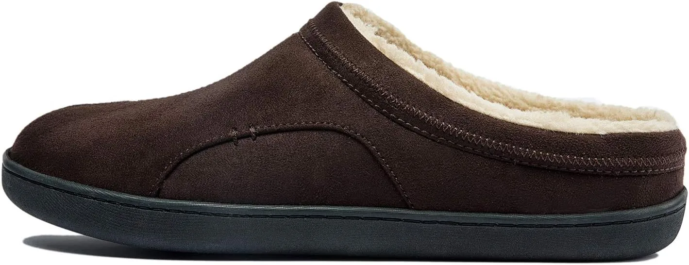 Josaywin Men's Memory Foam slippers Soft Plush Fleece Lining Slip On Indoor Outdoor House Shoes