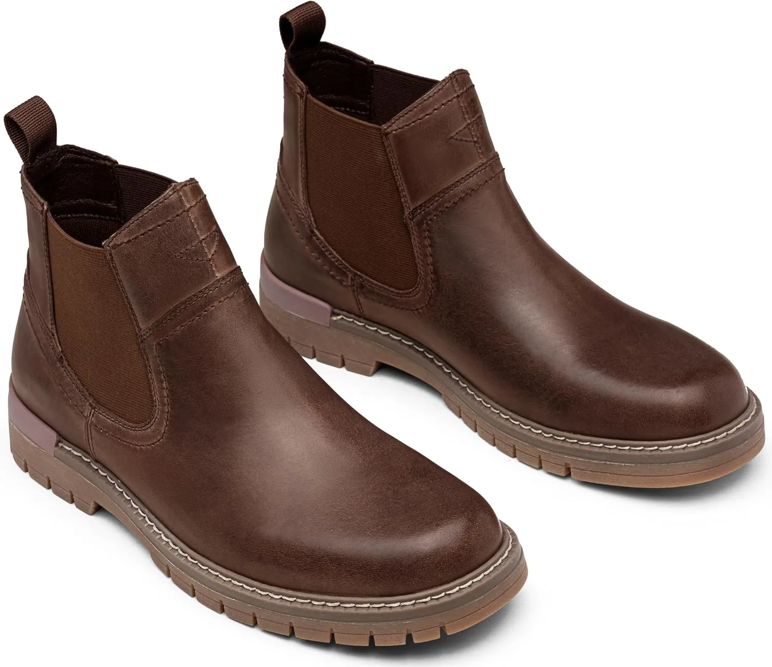 Jousen Chelsea Boots Casual Slip On Ankle Waterproof Mens Boots
