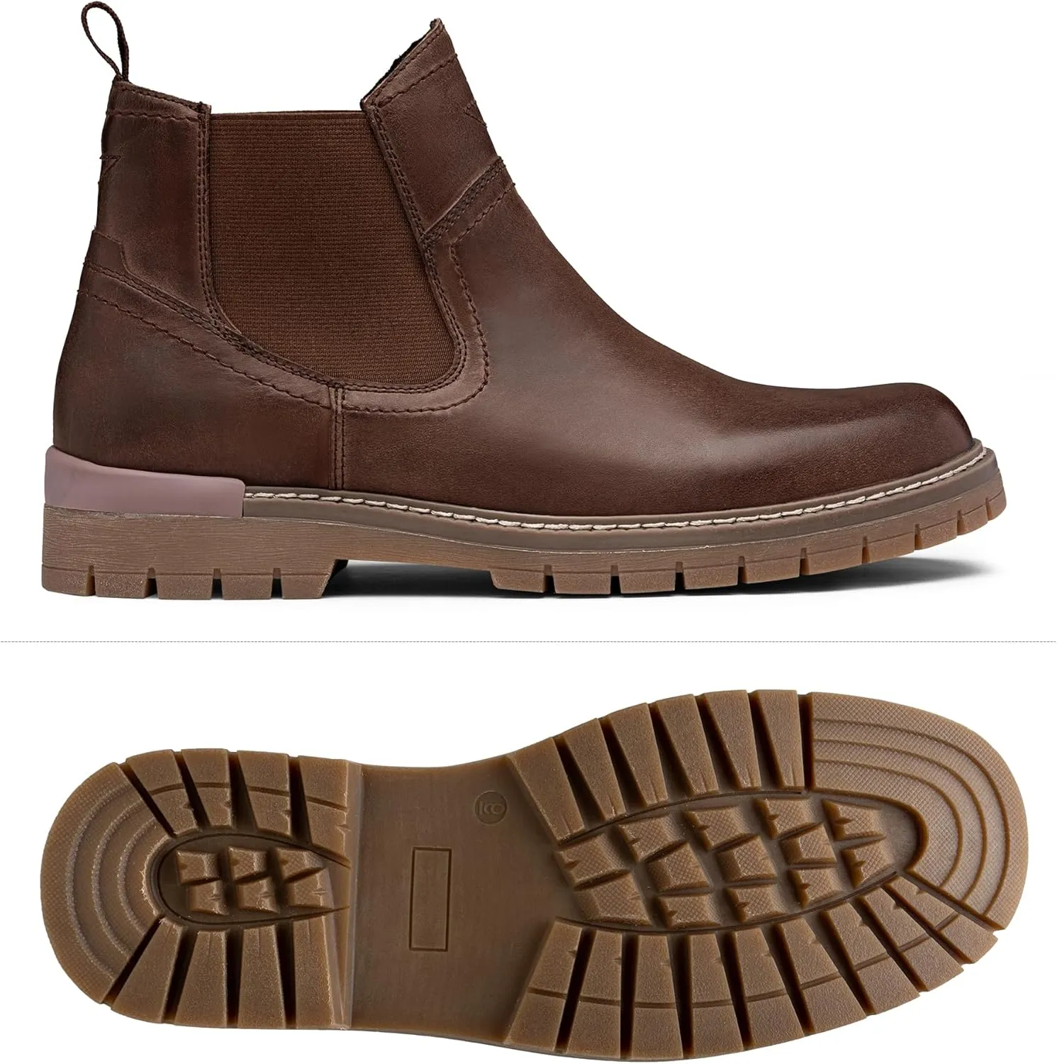 Jousen Chelsea Boots Casual Slip On Ankle Waterproof Mens Boots