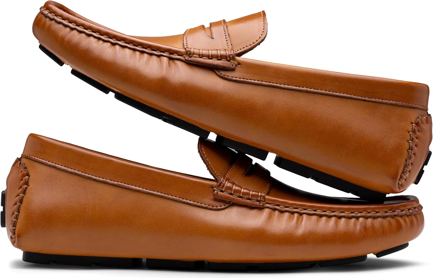 Jousen Men's Loafers Casual Slip On Shoes Soft Penny Loafers for Men Lightweight Driving Boat Shoes