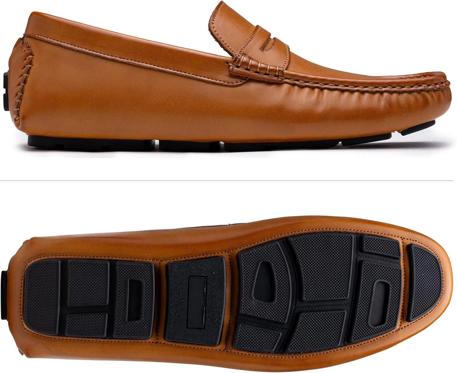 Jousen Men's Loafers Casual Slip On Shoes Soft Penny Loafers for Men Lightweight Driving Boat Shoes